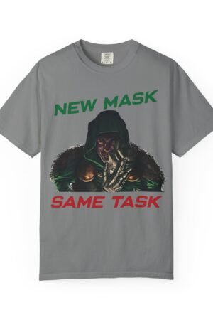 Marvel-Inspired "New Mask, Same Task" T-Shirt – Marvel-Inspired Armor Villain Tee | Unisex Comic Book Streetwear - Perfect for Everyday Wear, Gift for Fans, Casual Style, Streetwear, [...]