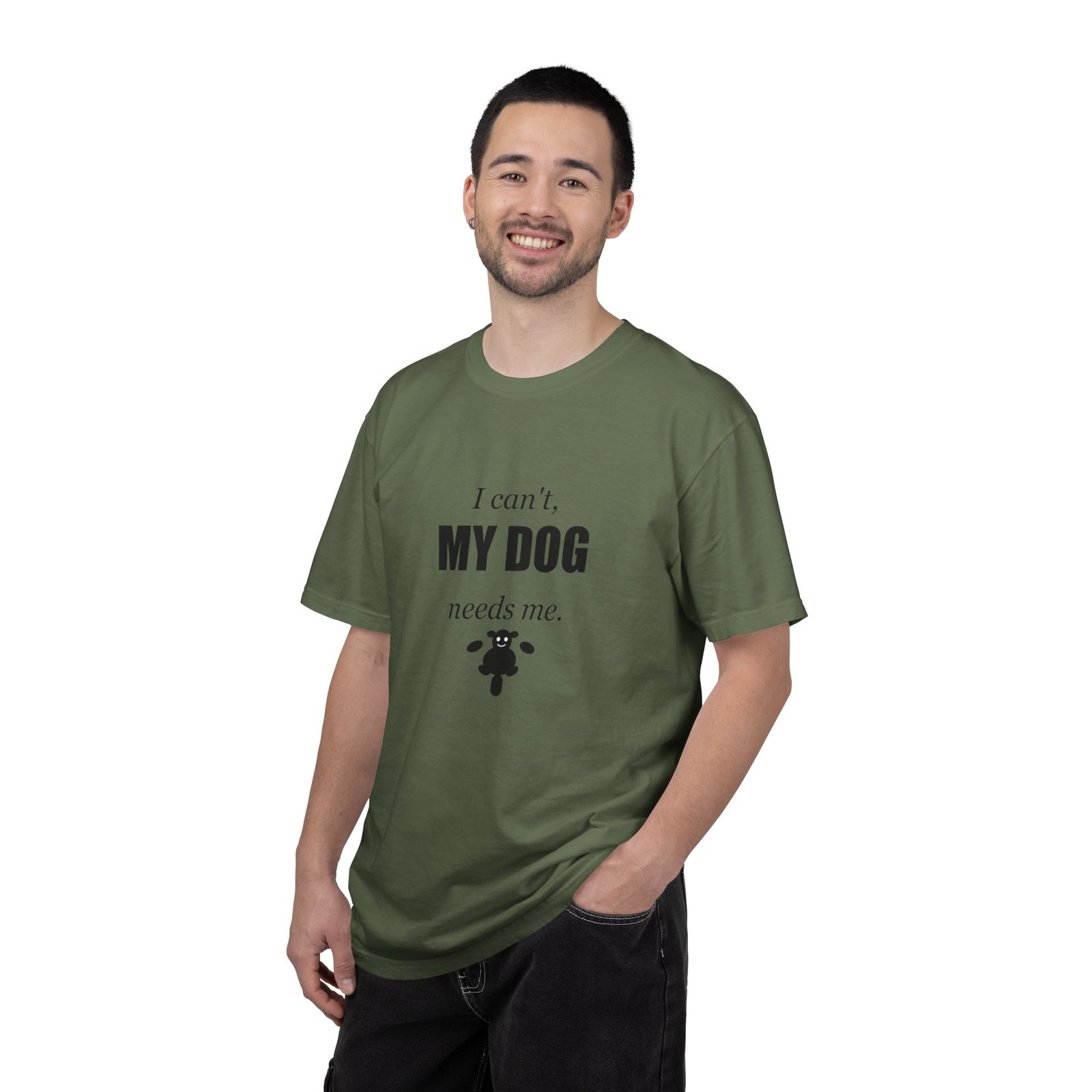 I Can't, My Dog Needs Me T-Shirt — Dog Lover Graphic Tee - Image 52