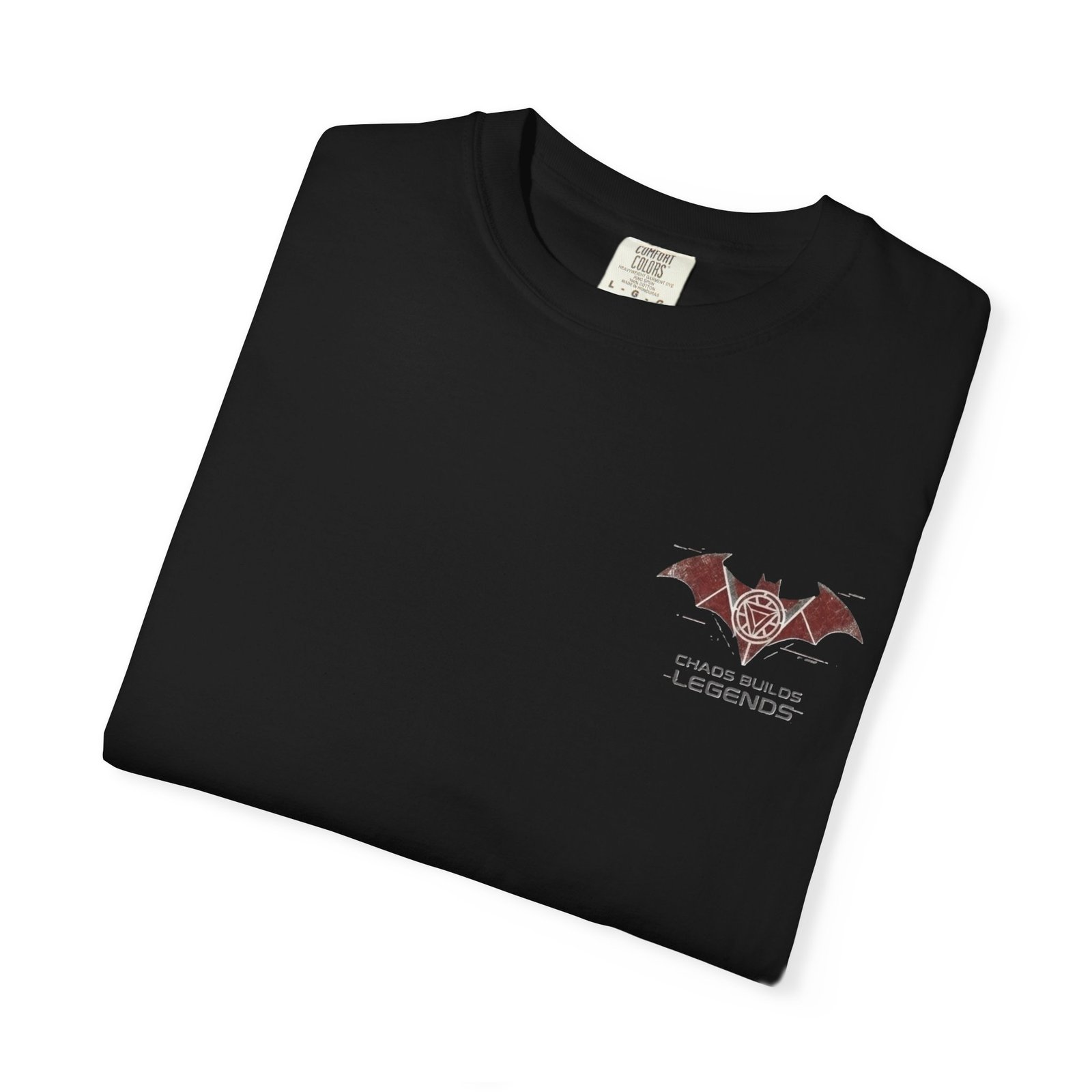 Chaos Builds Legends T-Shirt — Gothic Cityscape Graphic Tee - Image 39