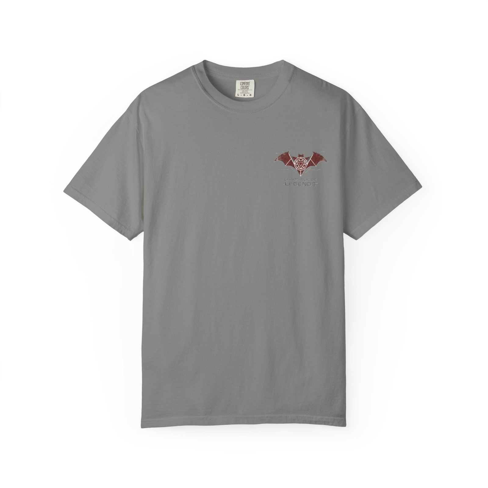 Chaos Builds Legends T-Shirt — Gothic Cityscape Graphic Tee - Image 5
