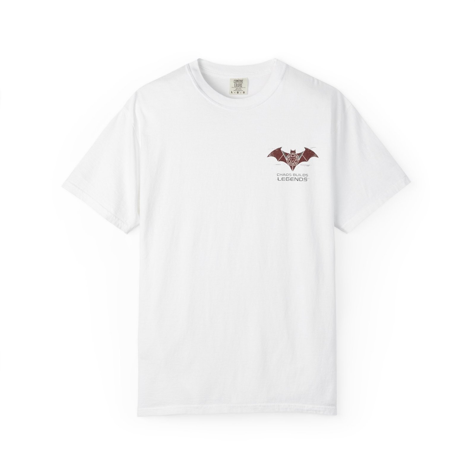 Chaos Builds Legends T-Shirt — Gothic Cityscape Graphic Tee - Image 29