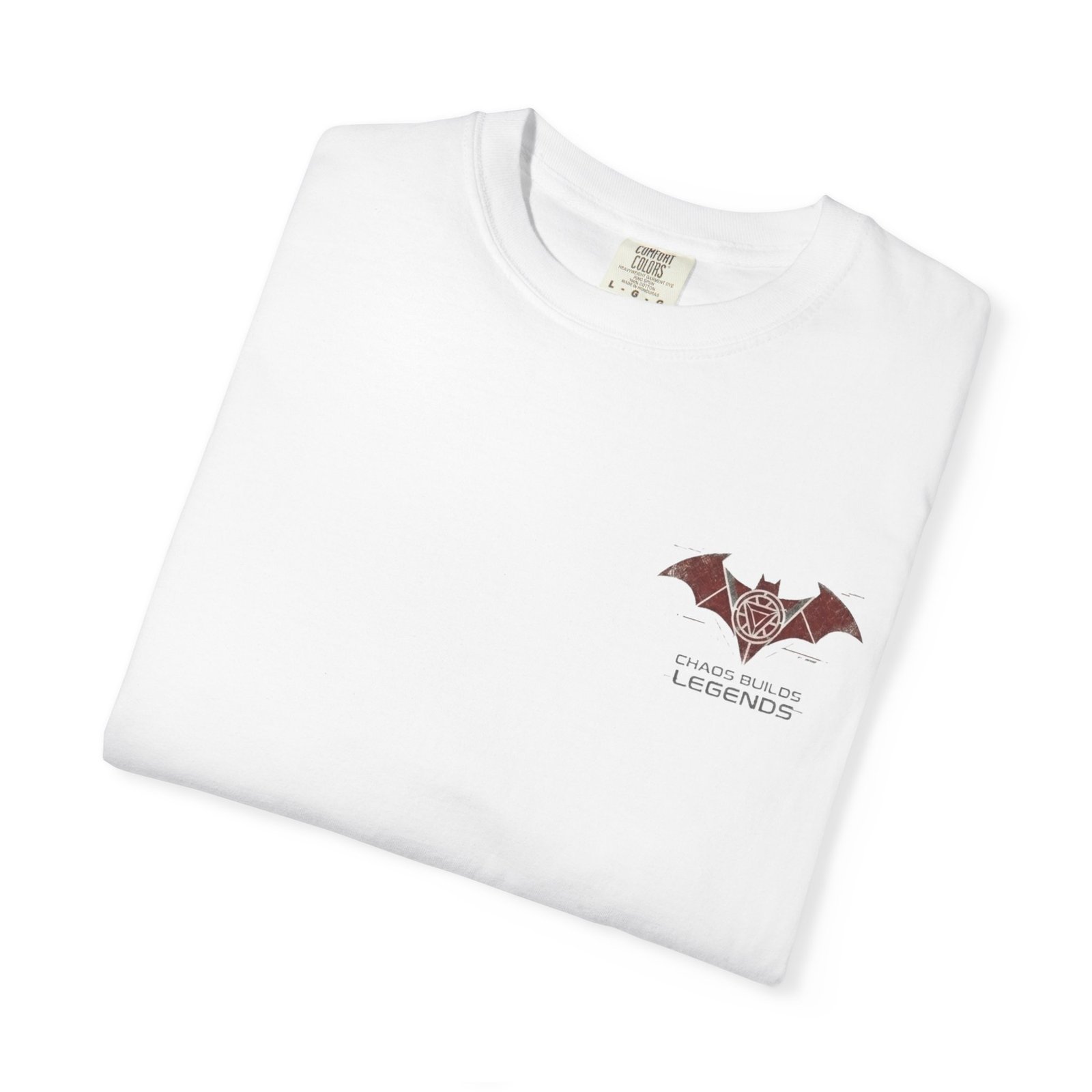 Chaos Builds Legends T-Shirt — Gothic Cityscape Graphic Tee - Image 31