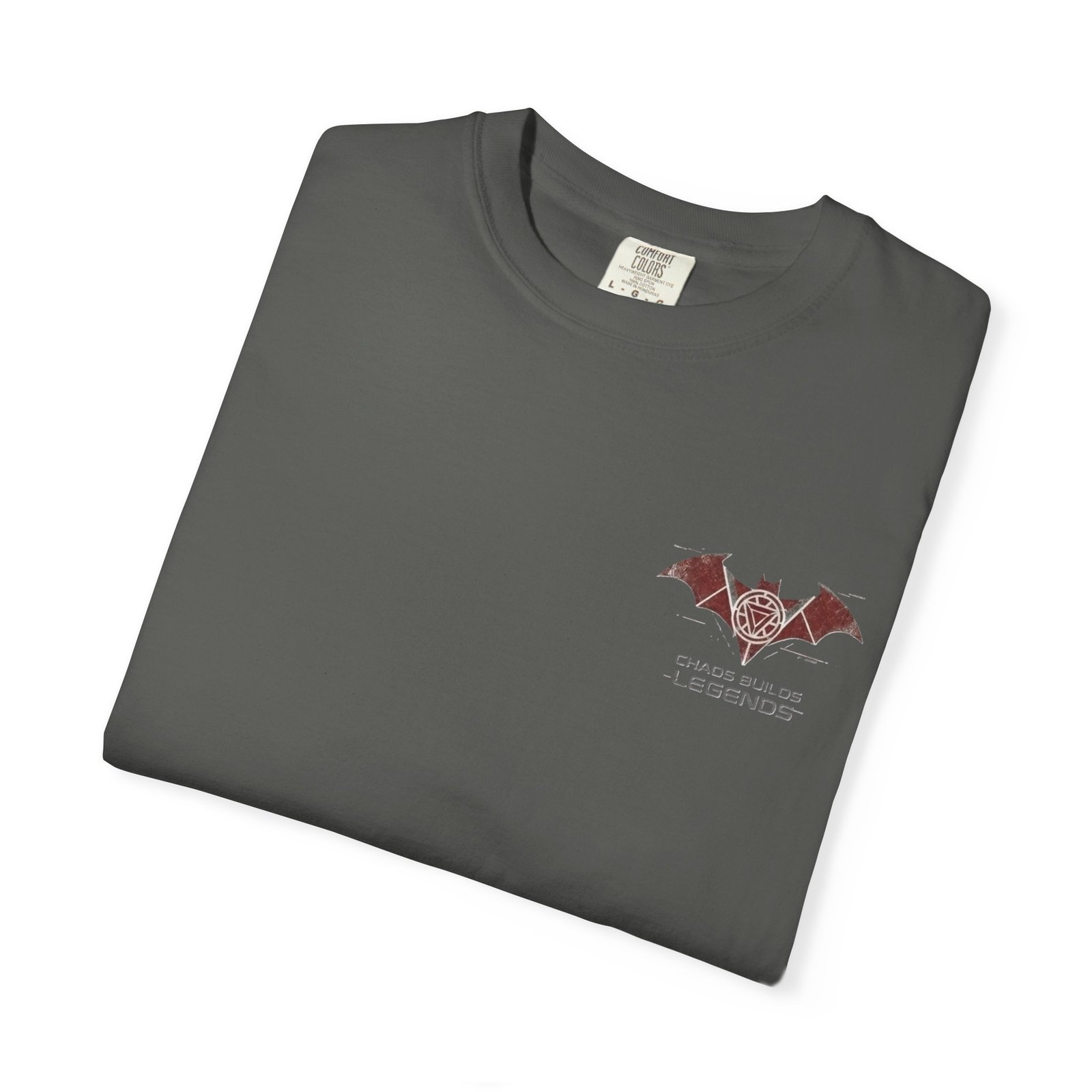 Chaos Builds Legends T-Shirt — Gothic Cityscape Graphic Tee - Image 47