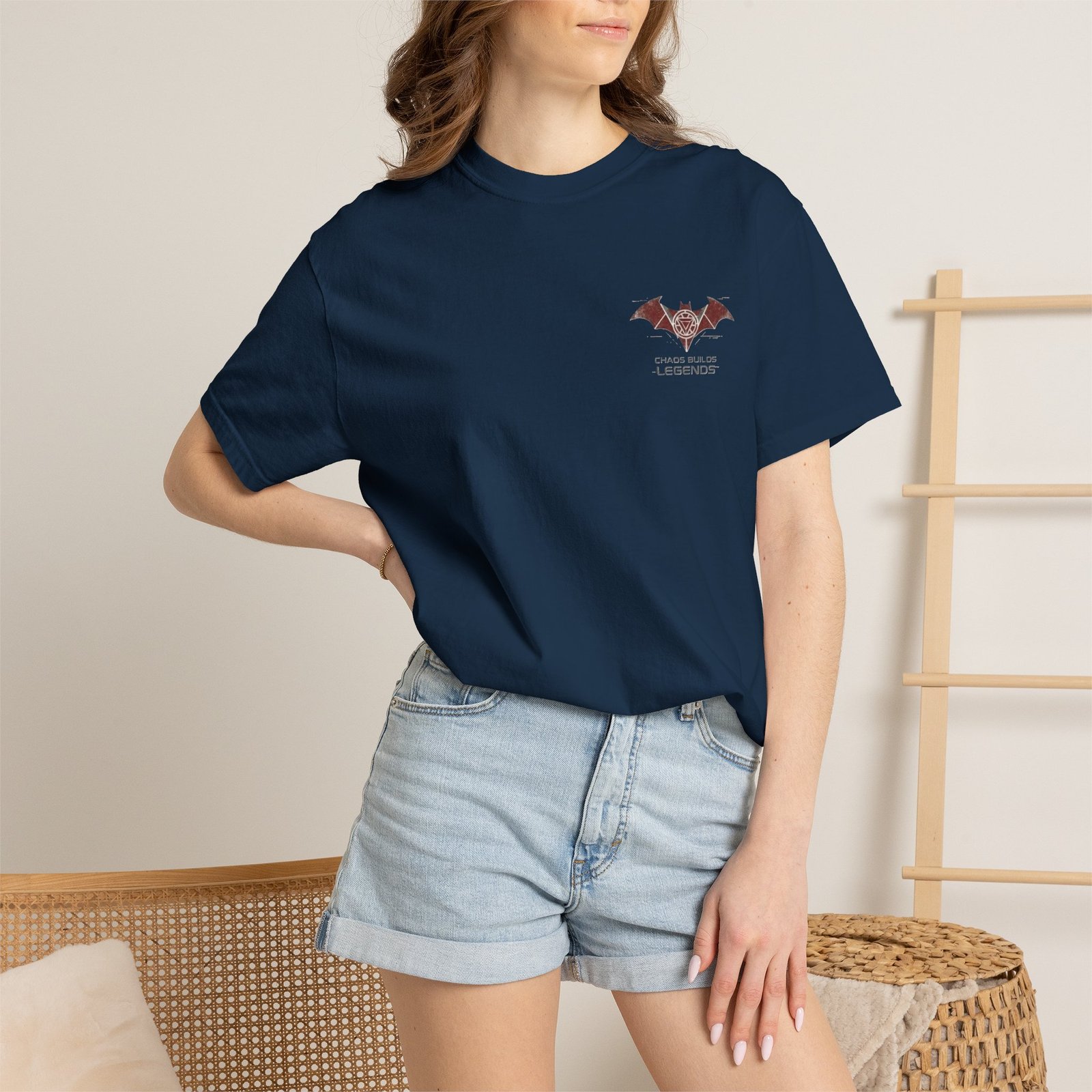 Chaos Builds Legends T-Shirt — Gothic Cityscape Graphic Tee - Image 24