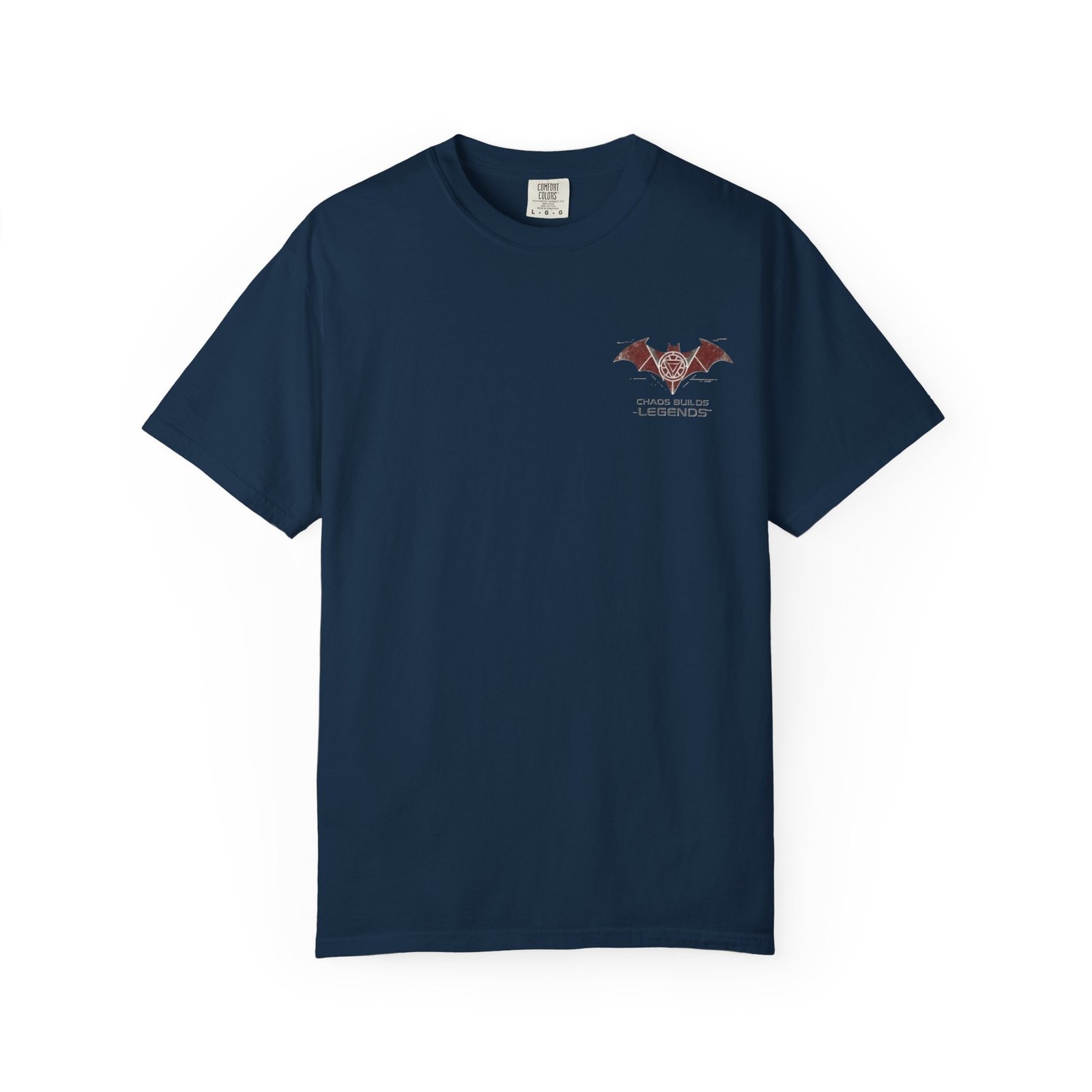 Chaos Builds Legends T-Shirt — Gothic Cityscape Graphic Tee - Image 21