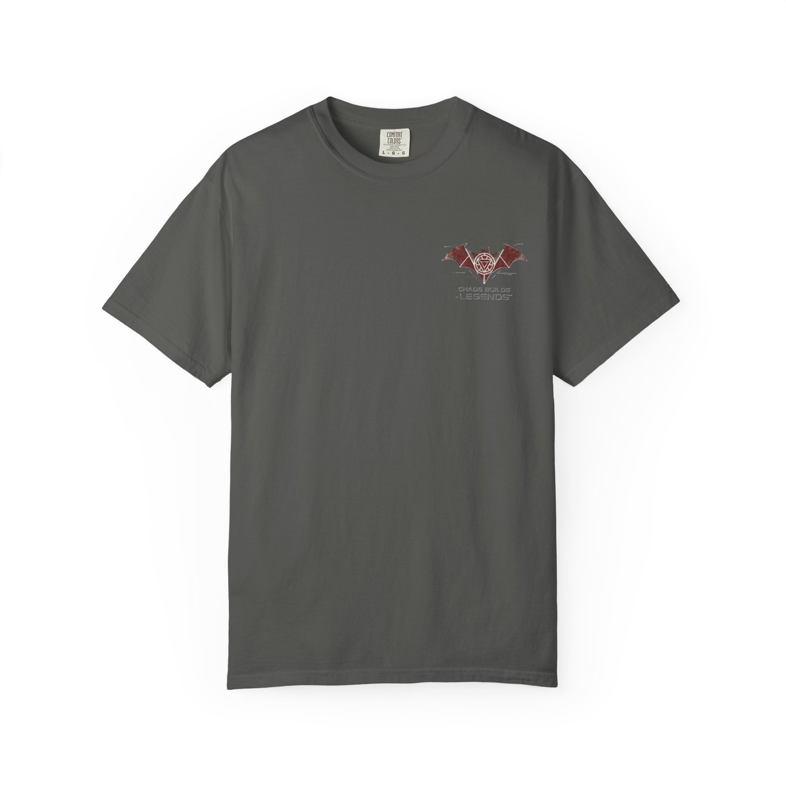 Chaos Builds Legends T-Shirt — Gothic Cityscape Graphic Tee - Image 45