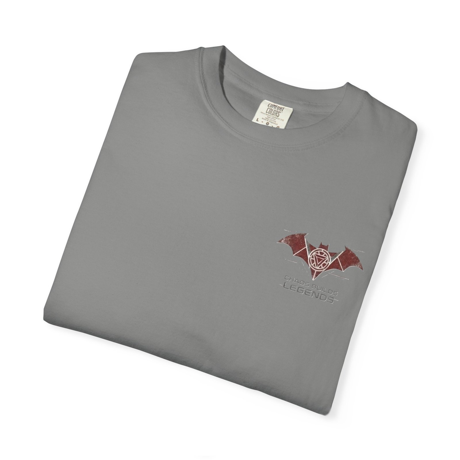 Chaos Builds Legends T-Shirt — Gothic Cityscape Graphic Tee - Image 7